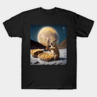 watercolor groundhog wanting apple pie T-Shirt